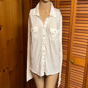 White Long Sleeve Aeropostale Blouse